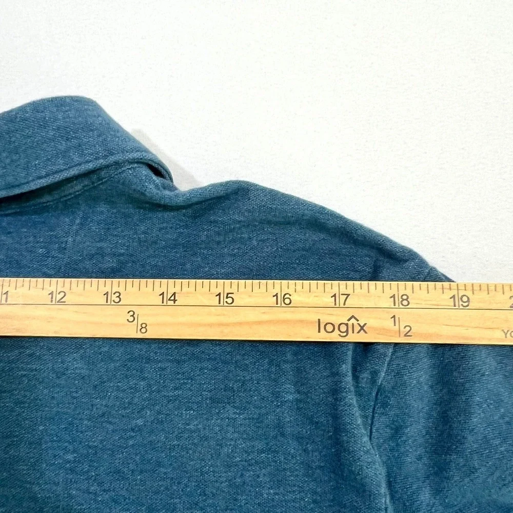 Banana Republic Dont Sweat It Performance Pique Polo Shirt Mens‎ XL Blue Pocket